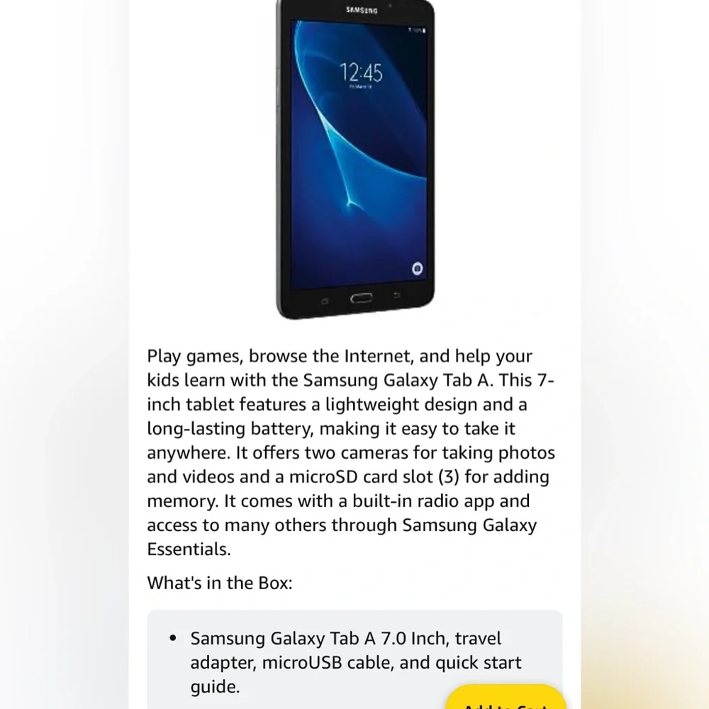 Samsung Galaxy Tab A